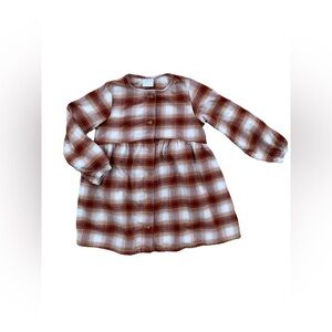 Little Co. Size 4T Flannel Shirt Dress